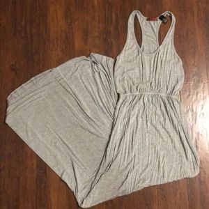 Buckle maxi dress